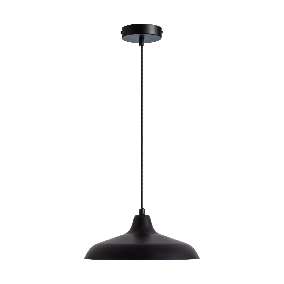Futura Ø30 Zwart hanglamp Van Dyberg Larsen - De Futura plafondlamp van Dyberg Larsen heeft een prachtige vorm en een klassiek design.