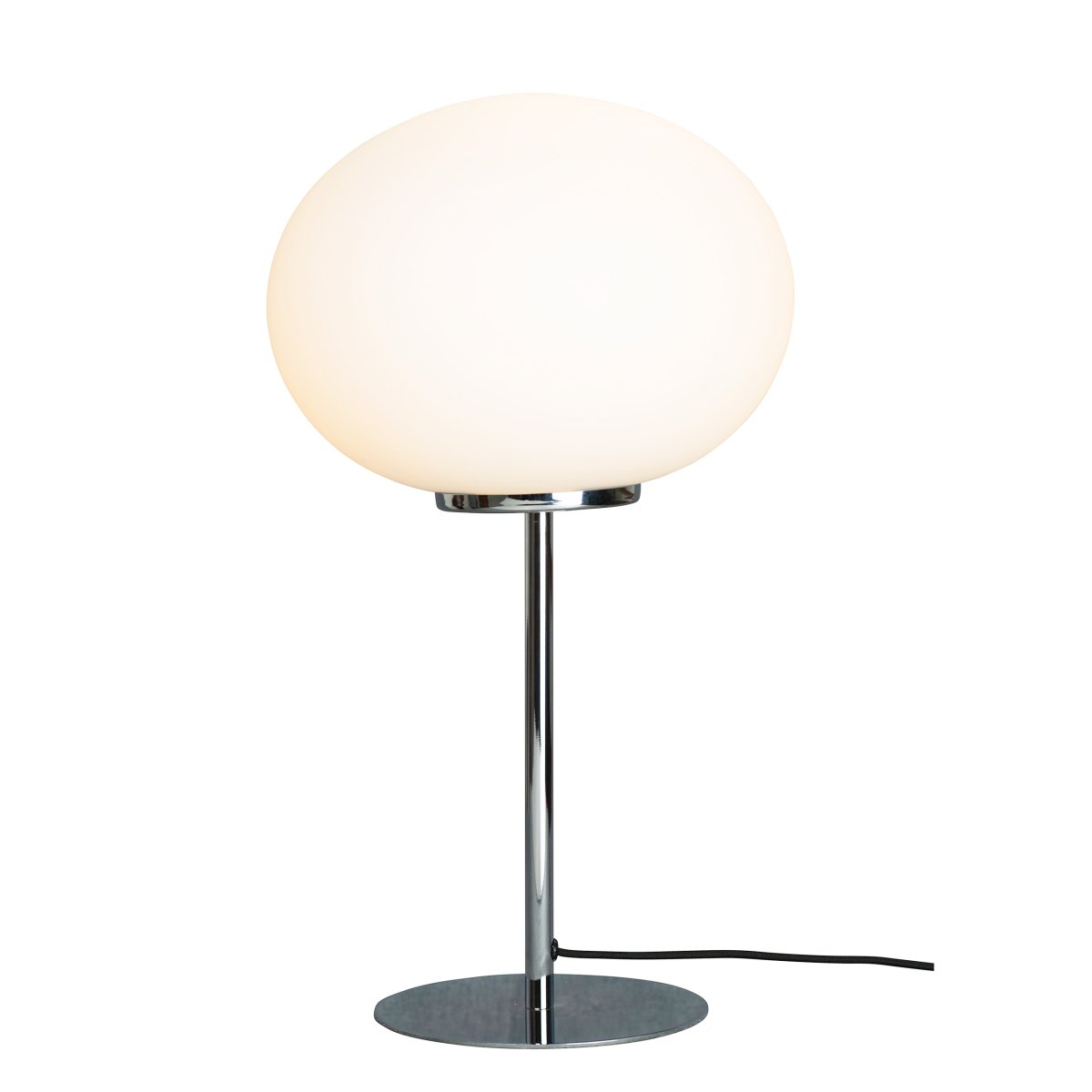 Queen 50cm Chroom tafellamp Van Dyberg Larsen - Queen is een elegante tafellamp van metaal met een chromen afwerking.