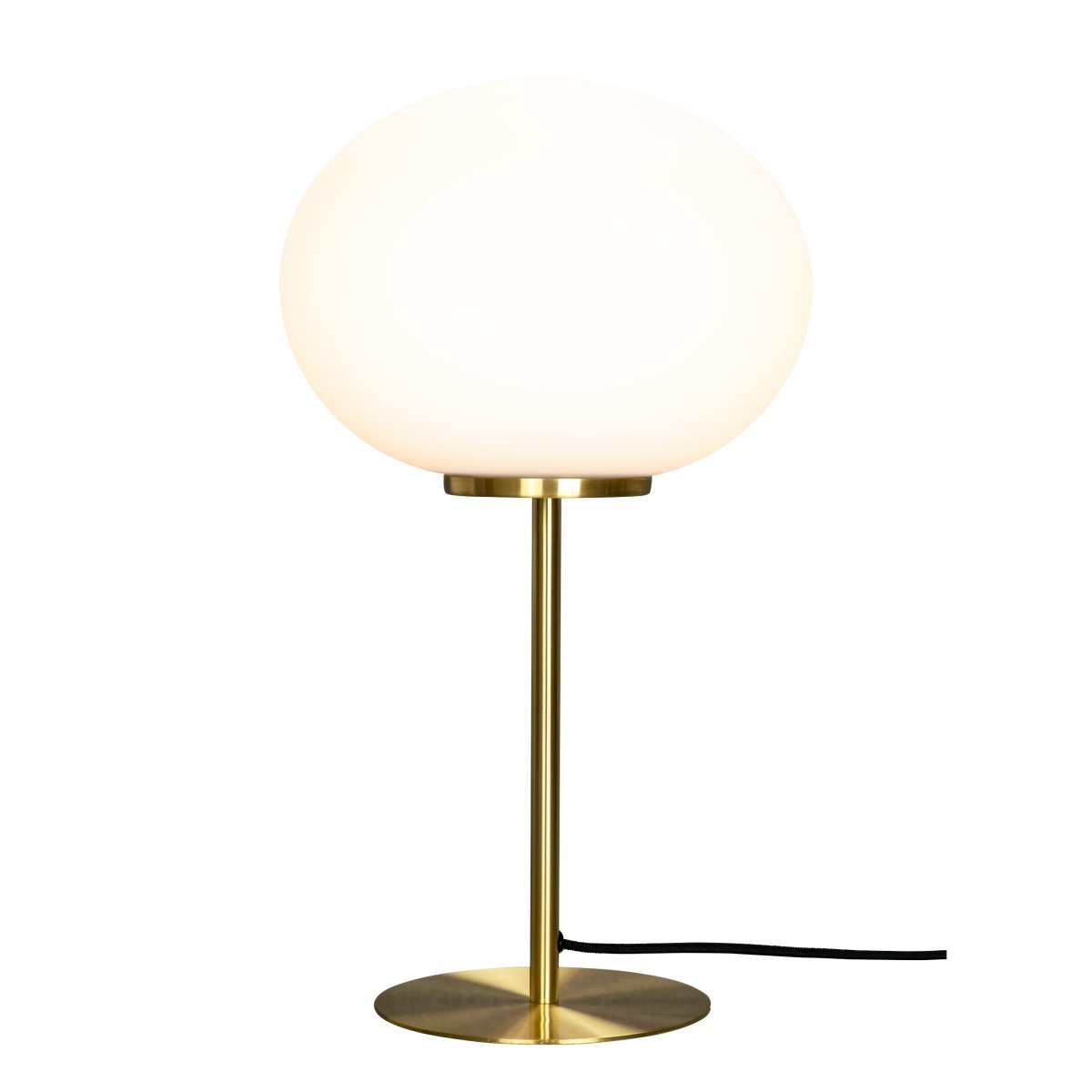 Queen 50cm Messing tafellamp Van Dyberg Larsen - Queen is een elegante tafellamp van metaal met een messing afwerking.