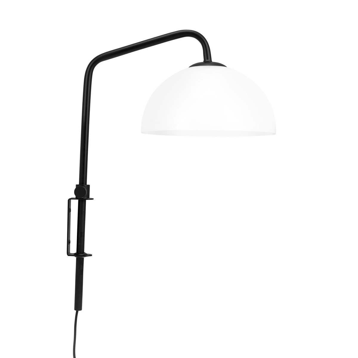 Jazz 43cm Zwart wandlamp Van Dyberg Larsen - De lamp is draaibaar en kan omhoog en omlaag worden versteld.
