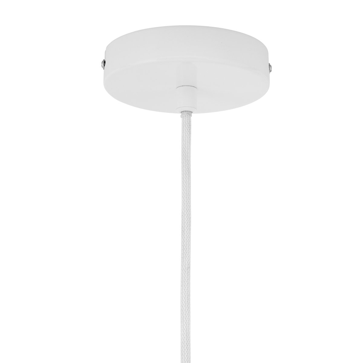 Haipot Ø23 Wit hanglamp Van Dyberg Larsen - De Haipot lamp heeft een elegante lampenkap van opaalglas en een kap van wit metaal.