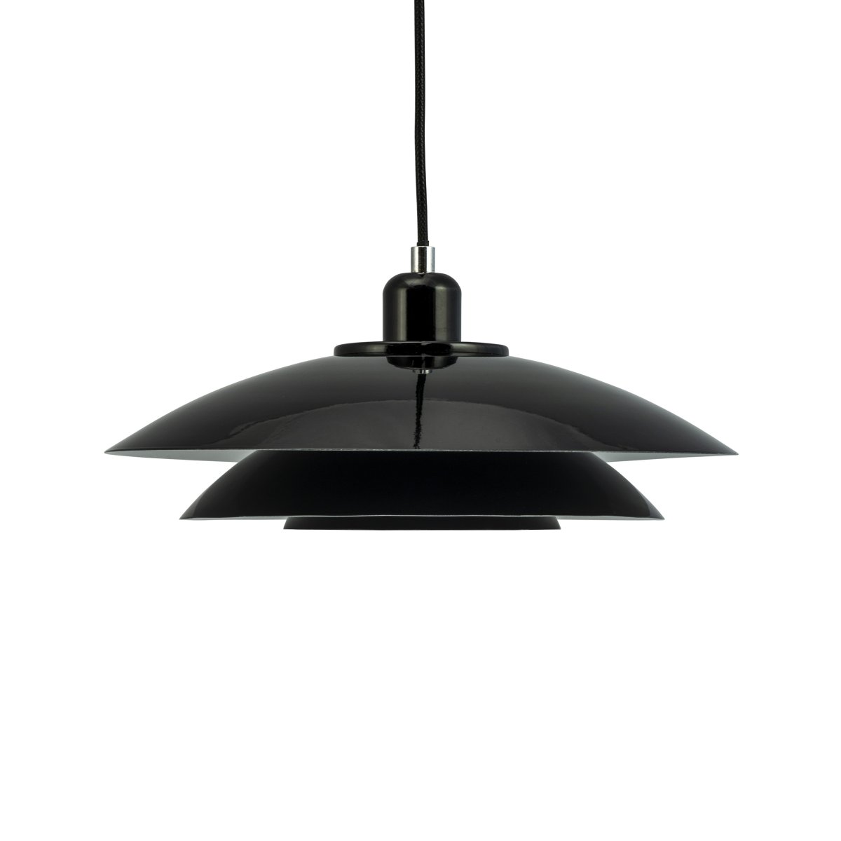Kaje Ø40 Zwart hanglamp Van Dyberg Larsen - Het past in elk huis en zorgt voor een aangenaam en functioneel licht.
