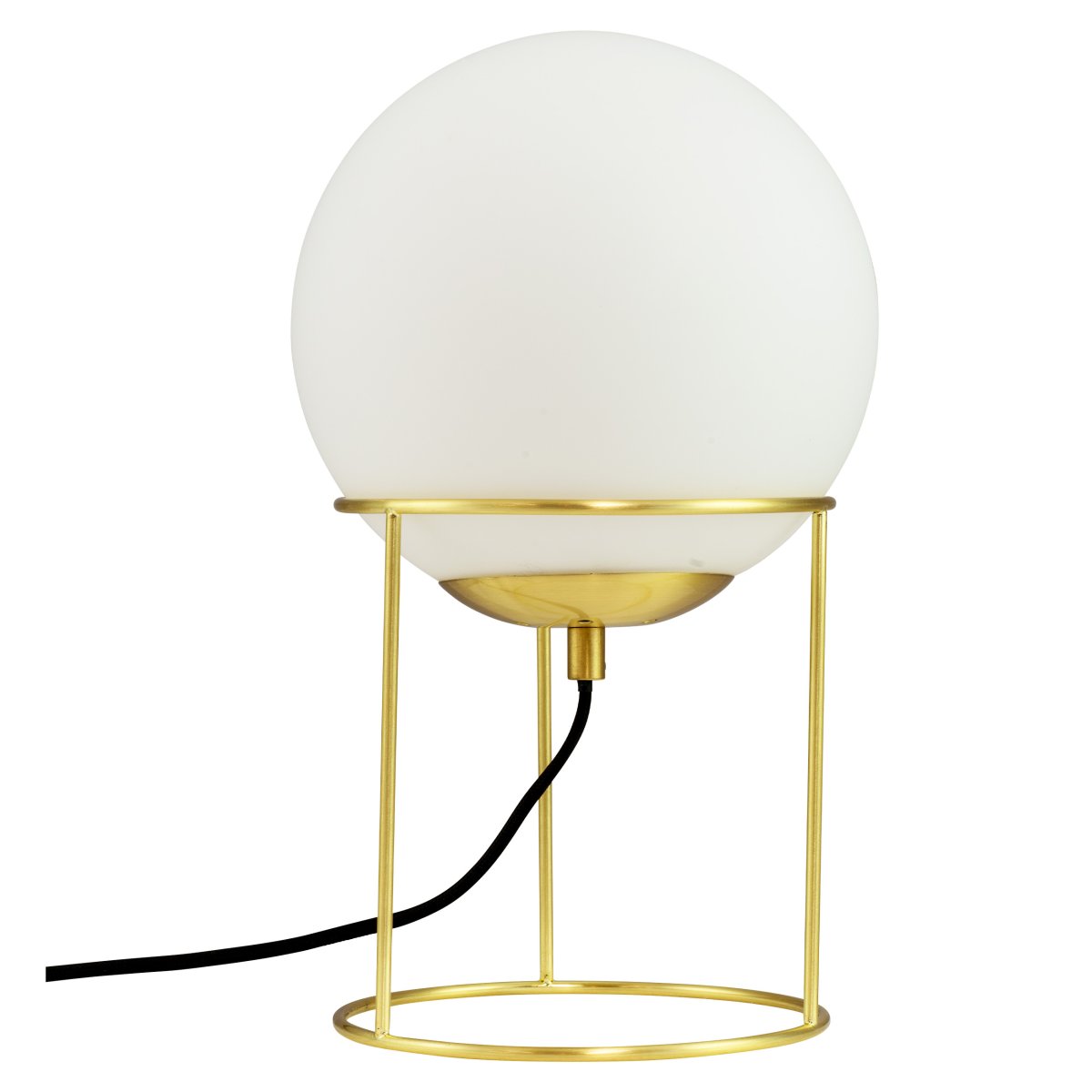 Madrid 34cm Messing tafellamp Van Dyberg Larsen - Het minimalistische design past perfect in zowel moderne als klassieke interieurs en creëert een zacht en aangenaam licht dat een warme sfeer in de kamer verspreidt.