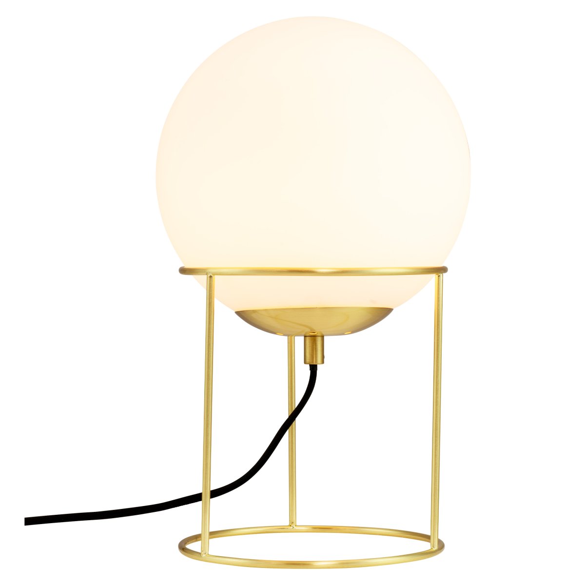 Madrid 34cm Messing tafellamp Van Dyberg Larsen - Het minimalistische design past perfect in zowel moderne als klassieke interieurs en creëert een zacht en aangenaam licht dat een warme sfeer in de kamer verspreidt.