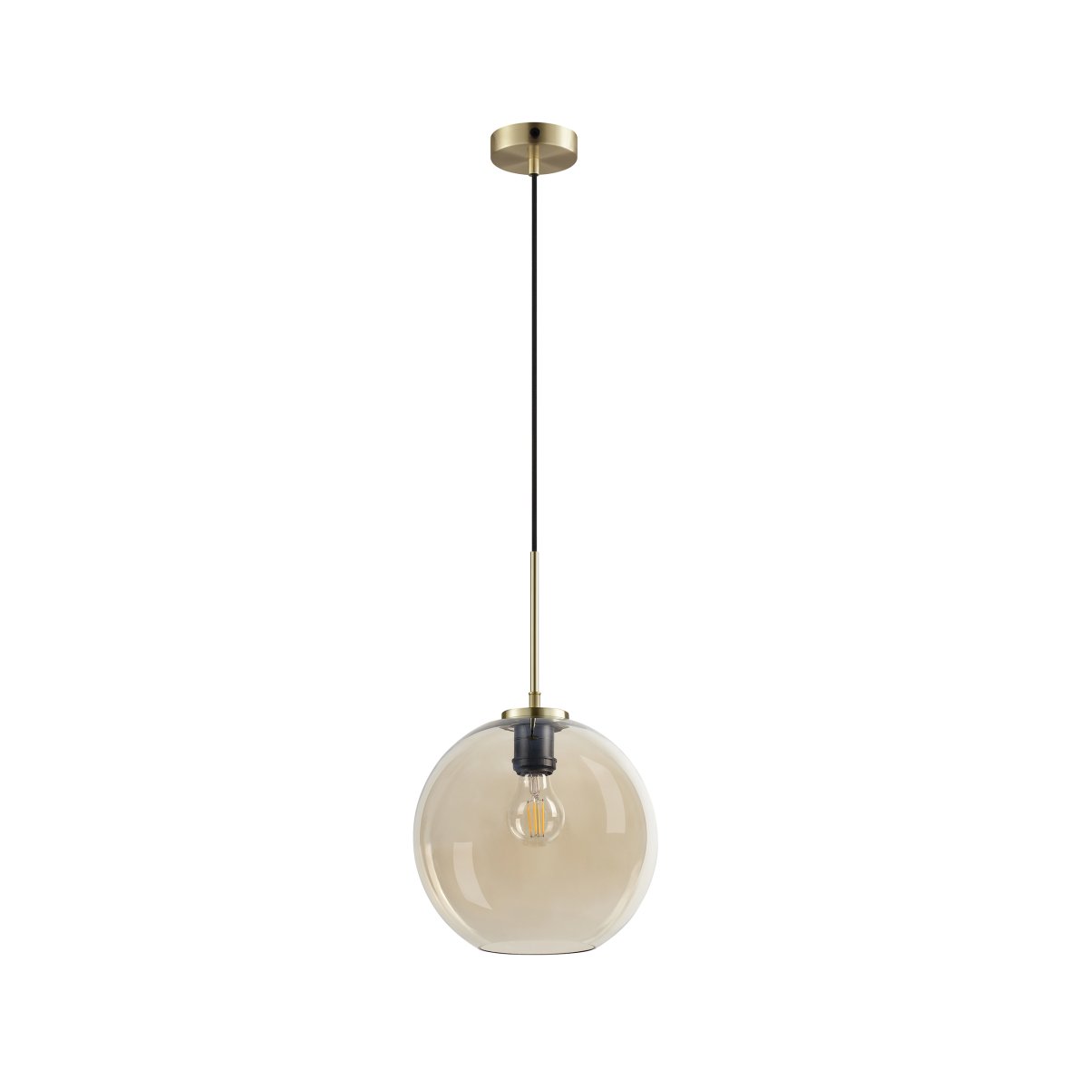 Loop Ø25 Messing hanglamp Van Dyberg Larsen - De Loop hanglamp is een elegante en stijlvolle plafondlamp die een gezellige sfeer aan uw huis toevoegt.