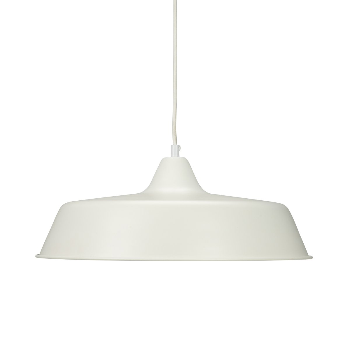 Raw Ø40 Wit hanglamp Van Dyberg Larsen - Raw Pendant is een moderne en stijlvolle metalen plafondlamp met een charmant design.