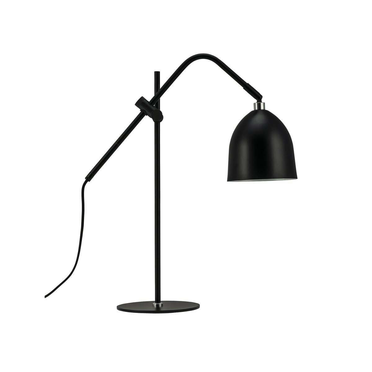 Easton 56cm Zwart bureaulamp Van Dyberg Larsen - De Easton-serie heeft een rustig en verfijnd design dat in elk modern interieur past.