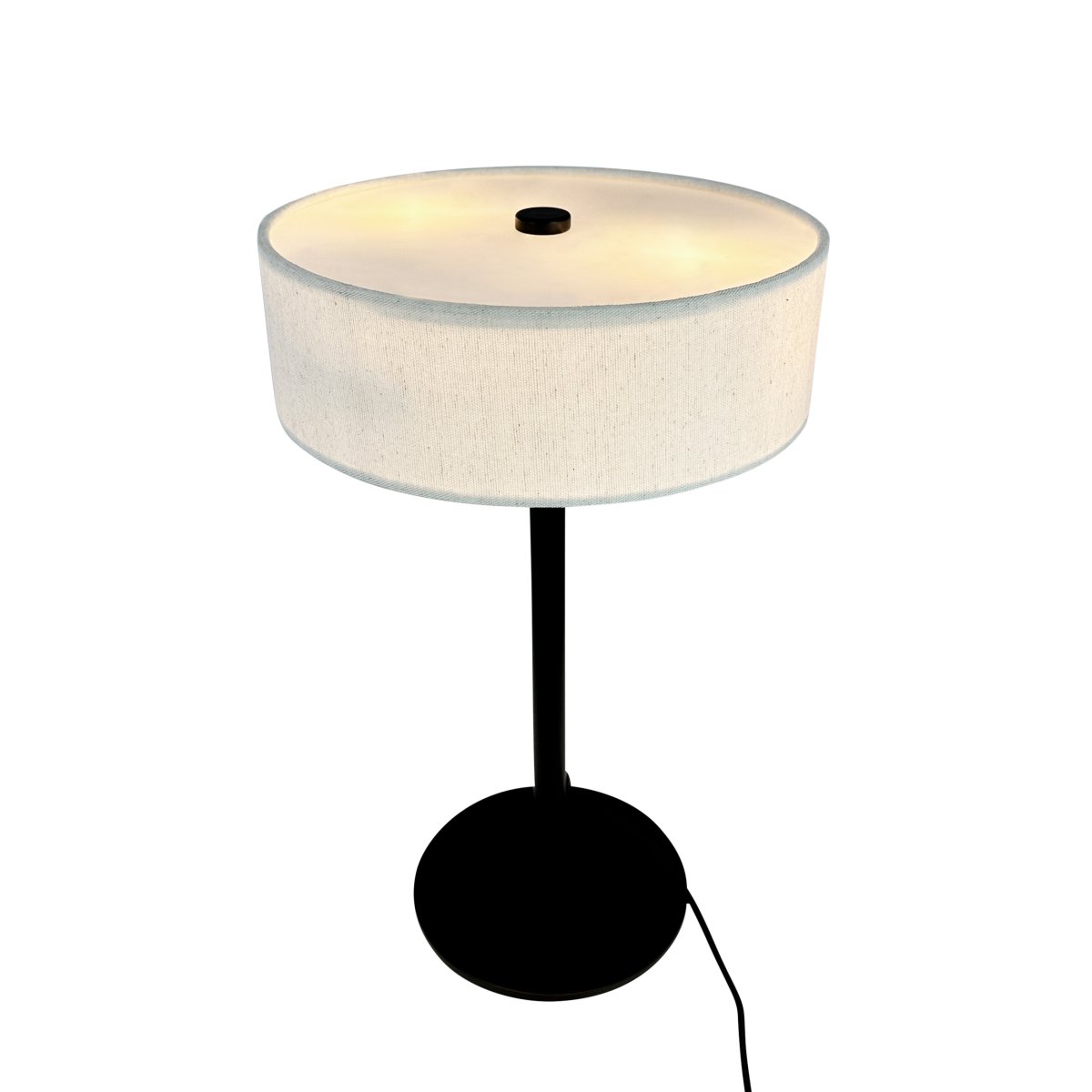 Calix 40cm Zwart tafellamp Van Dyberg Larsen - Dankzij de stabiele basis en de eenvoudige vorm is deze lamp eenvoudig te plaatsen in verschillende omgevingen, terwijl hij tegelijkertijd sfeerverlichting biedt en een elegant designelement is.