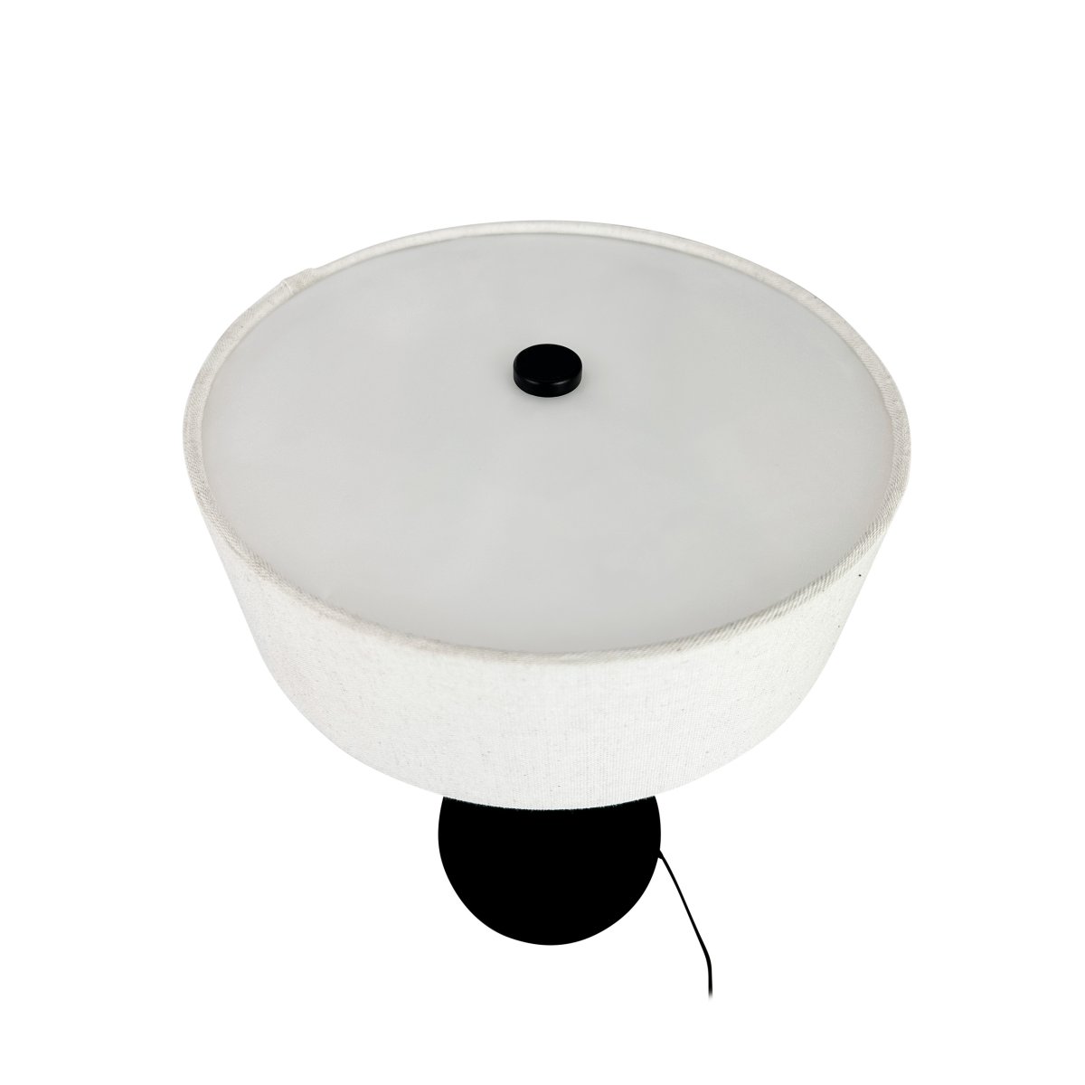 Calix 40cm Zwart tafellamp Van Dyberg Larsen - Dankzij de stabiele basis en de eenvoudige vorm is deze lamp eenvoudig te plaatsen in verschillende omgevingen, terwijl hij tegelijkertijd sfeerverlichting biedt en een elegant designelement is.