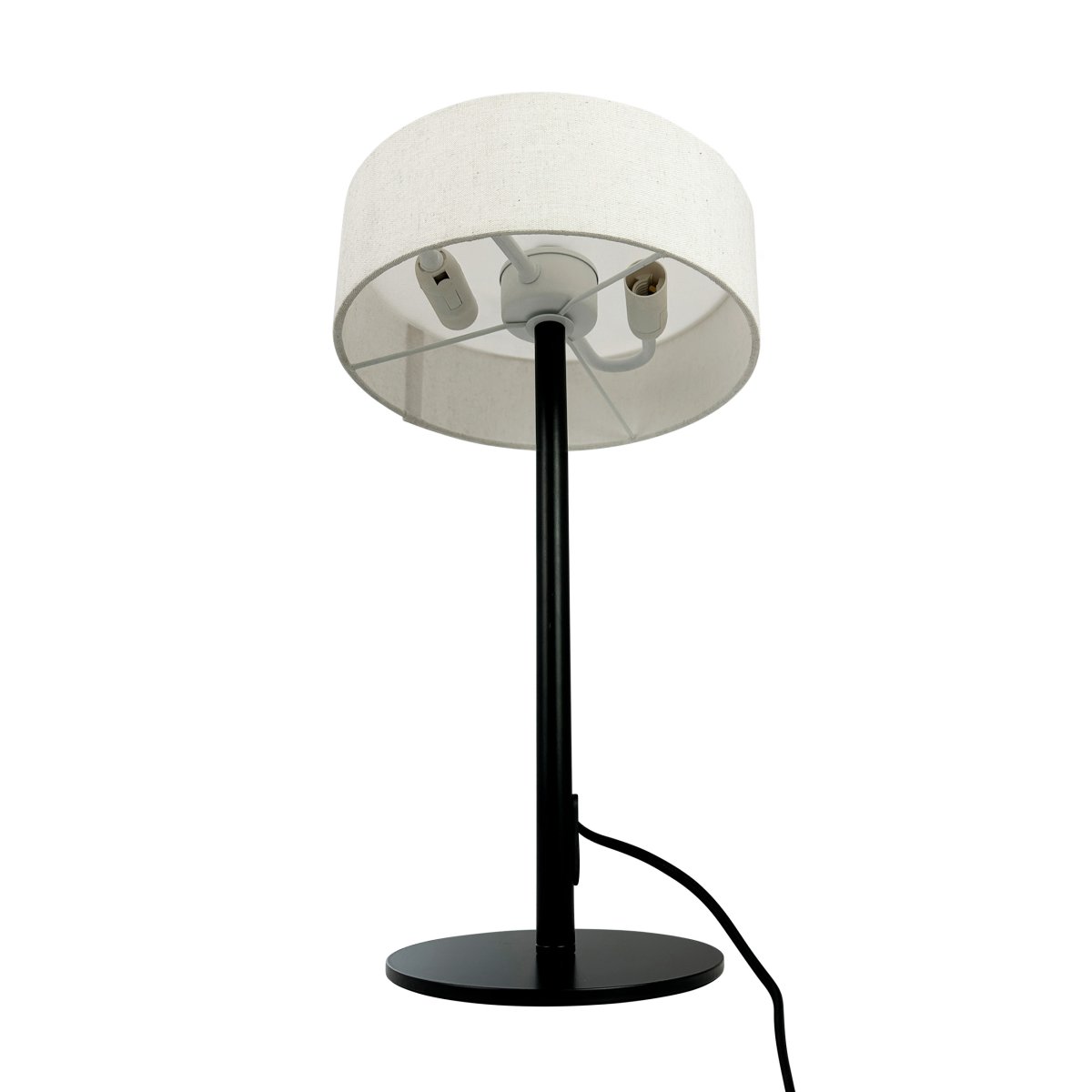 Calix 40cm Zwart tafellamp Van Dyberg Larsen - Dankzij de stabiele basis en de eenvoudige vorm is deze lamp eenvoudig te plaatsen in verschillende omgevingen, terwijl hij tegelijkertijd sfeerverlichting biedt en een elegant designelement is.