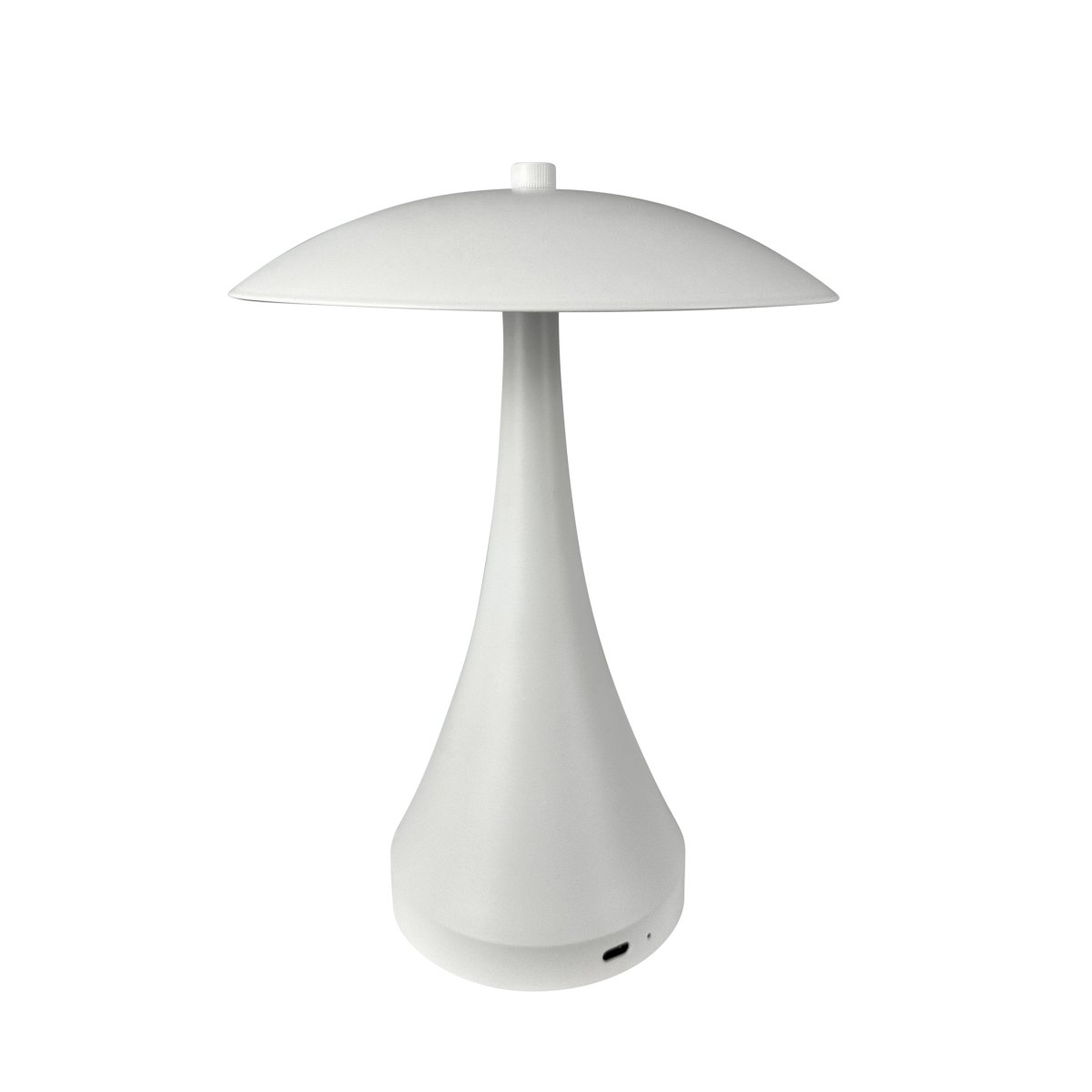 Vienna 28cm Wit Draagbare Van Dyberg Larsen - De Vienna LED-lamp overtuigt door het zachte en aangename licht, dat u met drie verschillende helderheidsniveaus kunt instellen om precies de juiste sfeer te creëren.