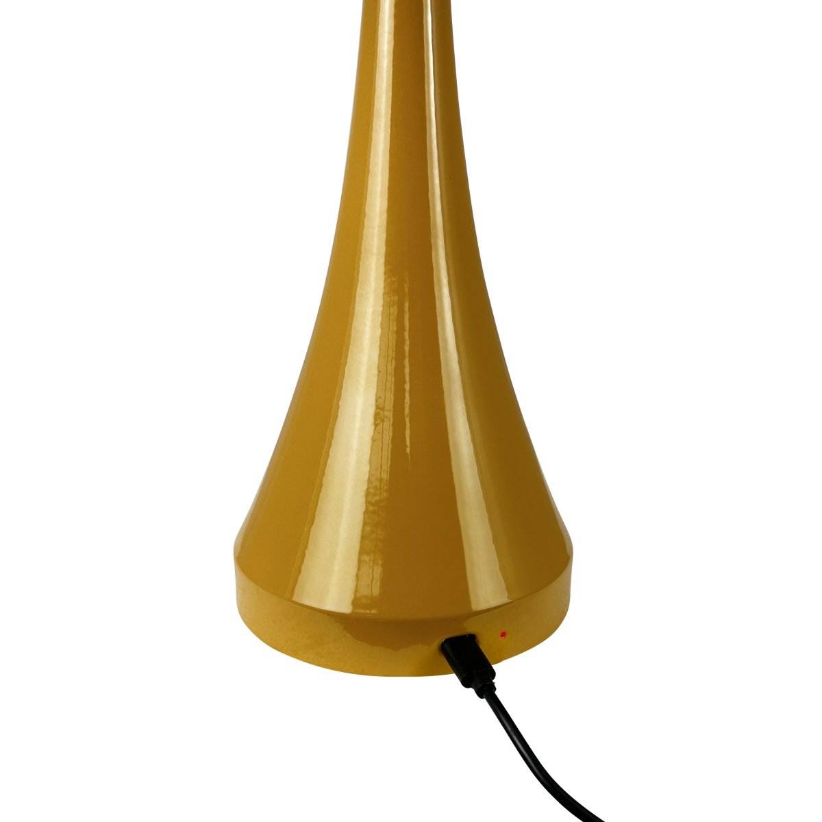 Vienna 28cm Kerrie Draagbare Van Dyberg Larsen - De Vienna LED-lamp overtuigt door het zachte en aangename licht, dat u met drie verschillende helderheidsniveaus kunt instellen om precies de juiste sfeer te creëren.