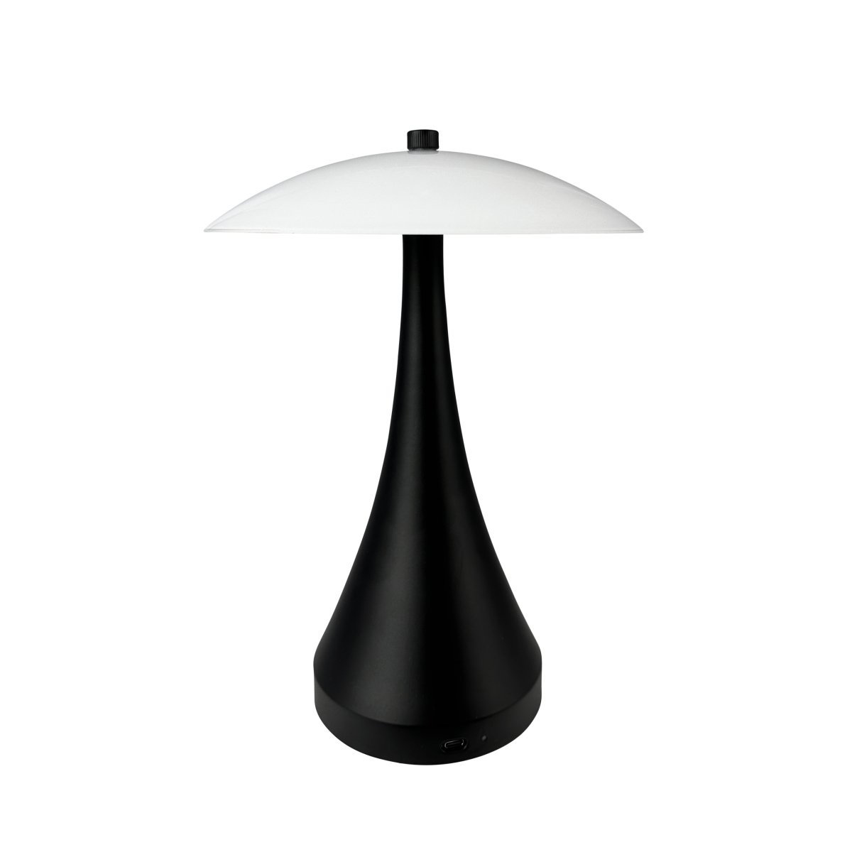 Vienna 28cm Zwart Draagbare Van Dyberg Larsen - De Vienna LED-lamp overtuigt door het zachte en aangename licht, dat u met drie verschillende helderheidsniveaus kunt instellen om precies de juiste sfeer te creëren.