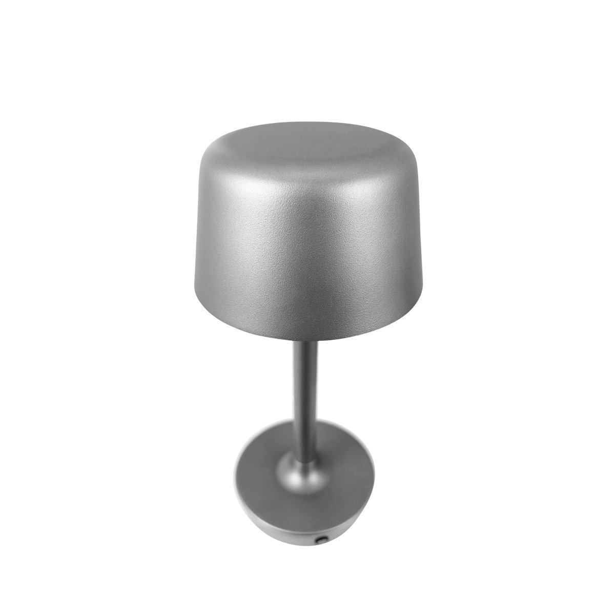 Flow 25cm Zilver Draagbare Van Dyberg Larsen - De lamp is draadloos en eenvoudig te verplaatsen, waardoor u hem overal kunt neerzetten.