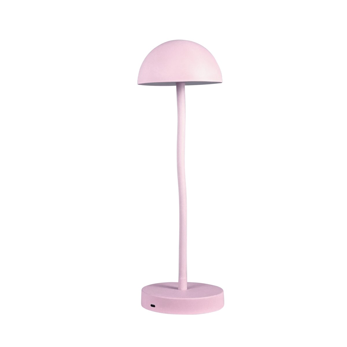 Fonzy 38cm Roze Draagbare Van Dyberg Larsen - Fonzy bordslampa &auml;r b&aring;de rolig och praktisk, och dess flexibilitet g&ouml;r den till ett perfekt val f&ouml;r den som vill ha en lampa som &auml;r b&aring;de funktionell och stilren.