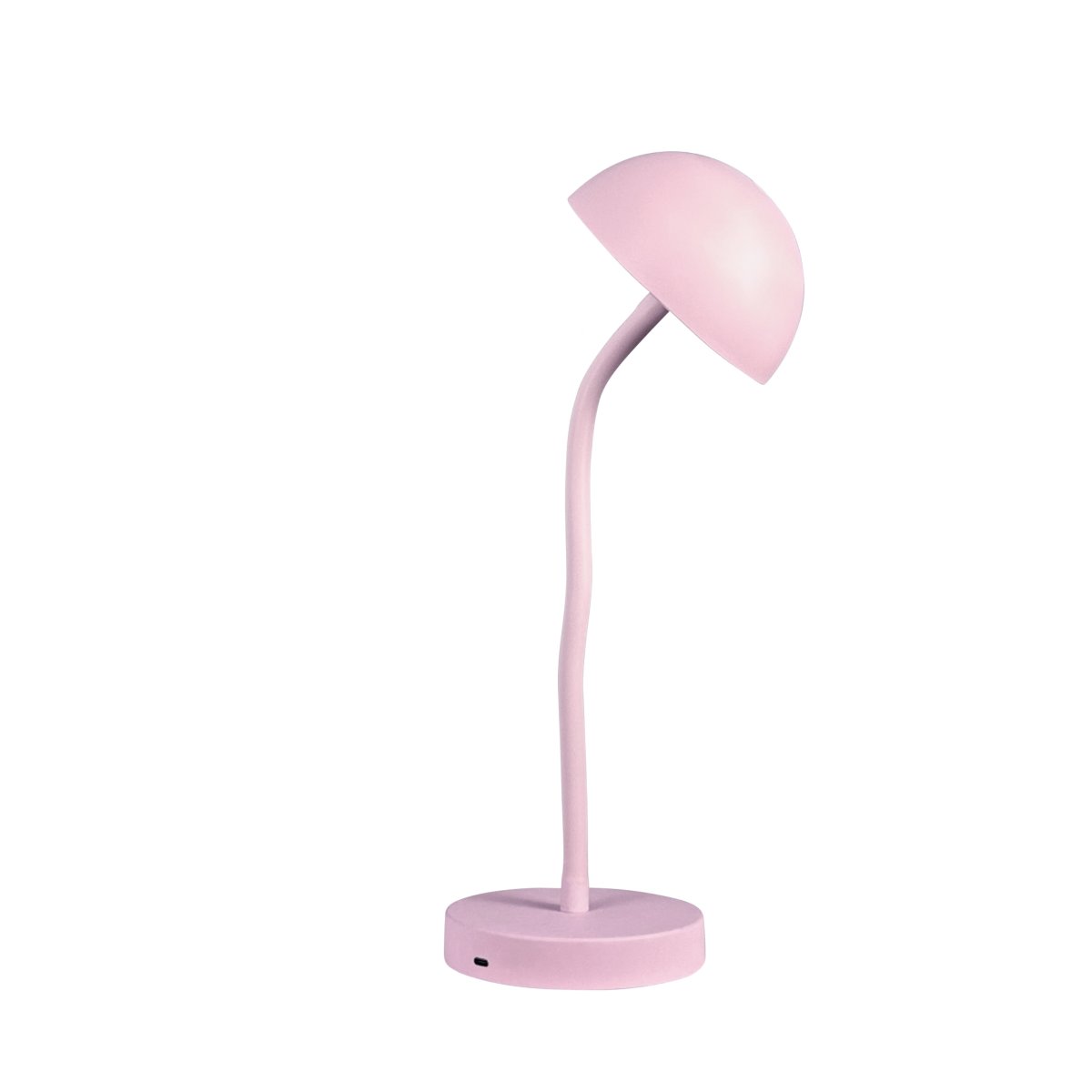 Fonzy 38cm Roze Draagbare Van Dyberg Larsen - Fonzy bordslampa &auml;r b&aring;de rolig och praktisk, och dess flexibilitet g&ouml;r den till ett perfekt val f&ouml;r den som vill ha en lampa som &auml;r b&aring;de funktionell och stilren.