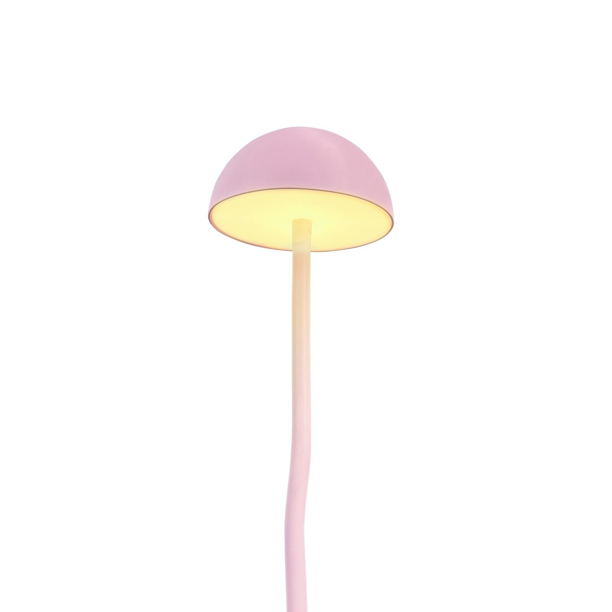 Fonzy 38cm Roze Draagbare Van Dyberg Larsen - Fonzy bordslampa &auml;r b&aring;de rolig och praktisk, och dess flexibilitet g&ouml;r den till ett perfekt val f&ouml;r den som vill ha en lampa som &auml;r b&aring;de funktionell och stilren.