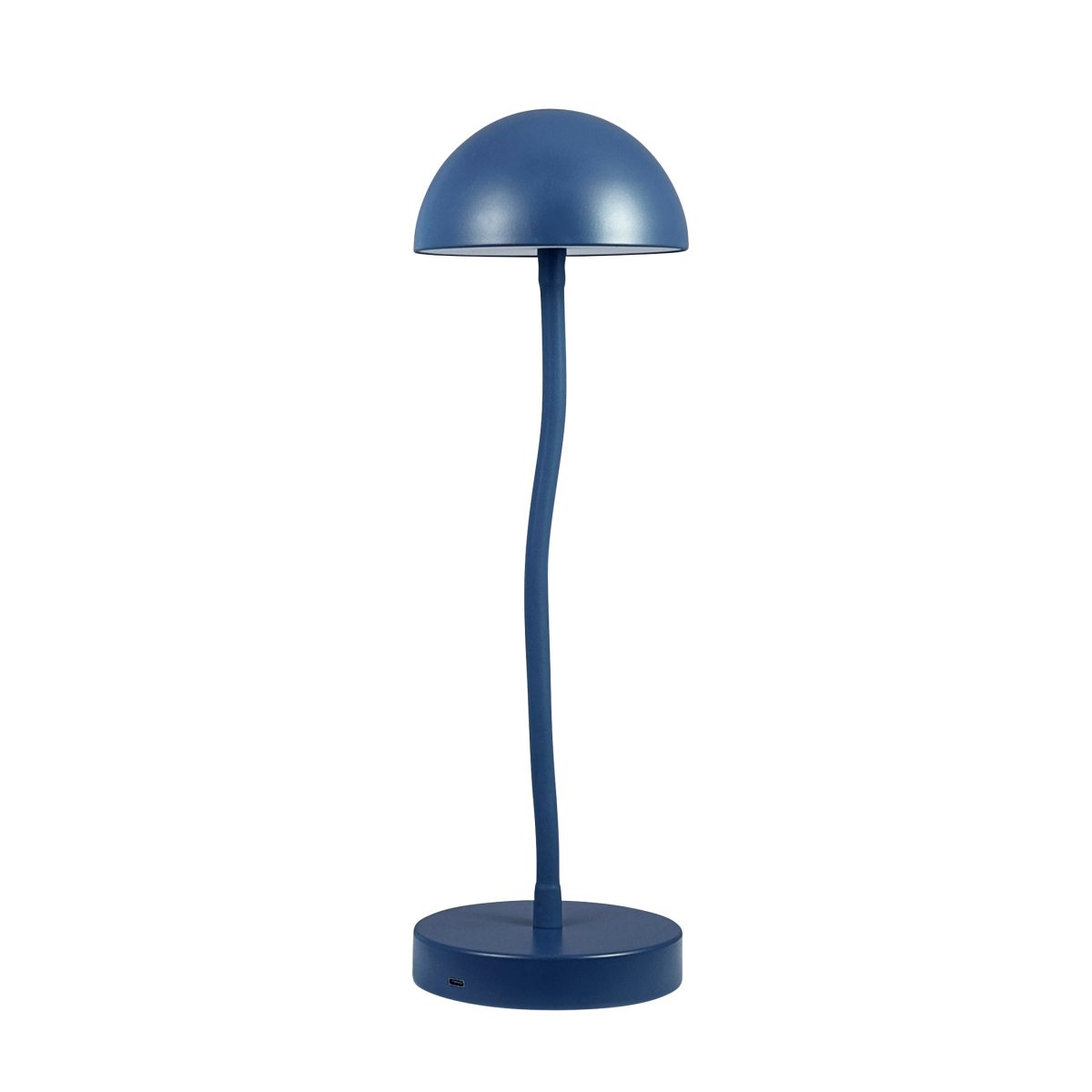 Fonzy 38cm Blauw Draagbare Van Dyberg Larsen - Fonzy bordslampa &auml;r b&aring;de rolig och praktisk, och dess flexibilitet g&ouml;r den till ett perfekt val f&ouml;r den som vill ha en lampa som &auml;r b&aring;de funktionell och stilren.