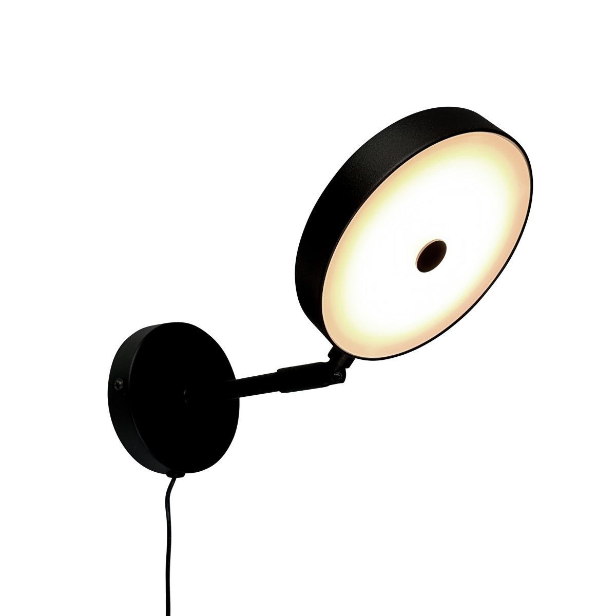 Starlight Zwart leeslamp Van Dyberg Larsen - En stilren och praktisk v&auml;gglampa &ndash; perfekt vid s&auml;ngen i sovrummet eller som st&auml;mningsbelysning i vardagsrummet eller hallen.