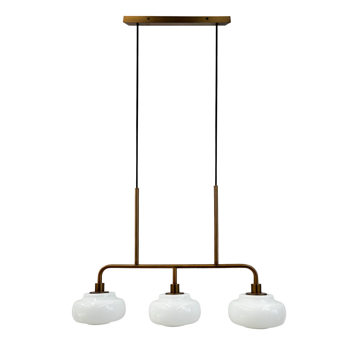 Ossett 80cm Bronzen hanglamp Van Dyberg Larsen - Ossett is een klassieke plafondlamp met een elegant en tijdloos design.