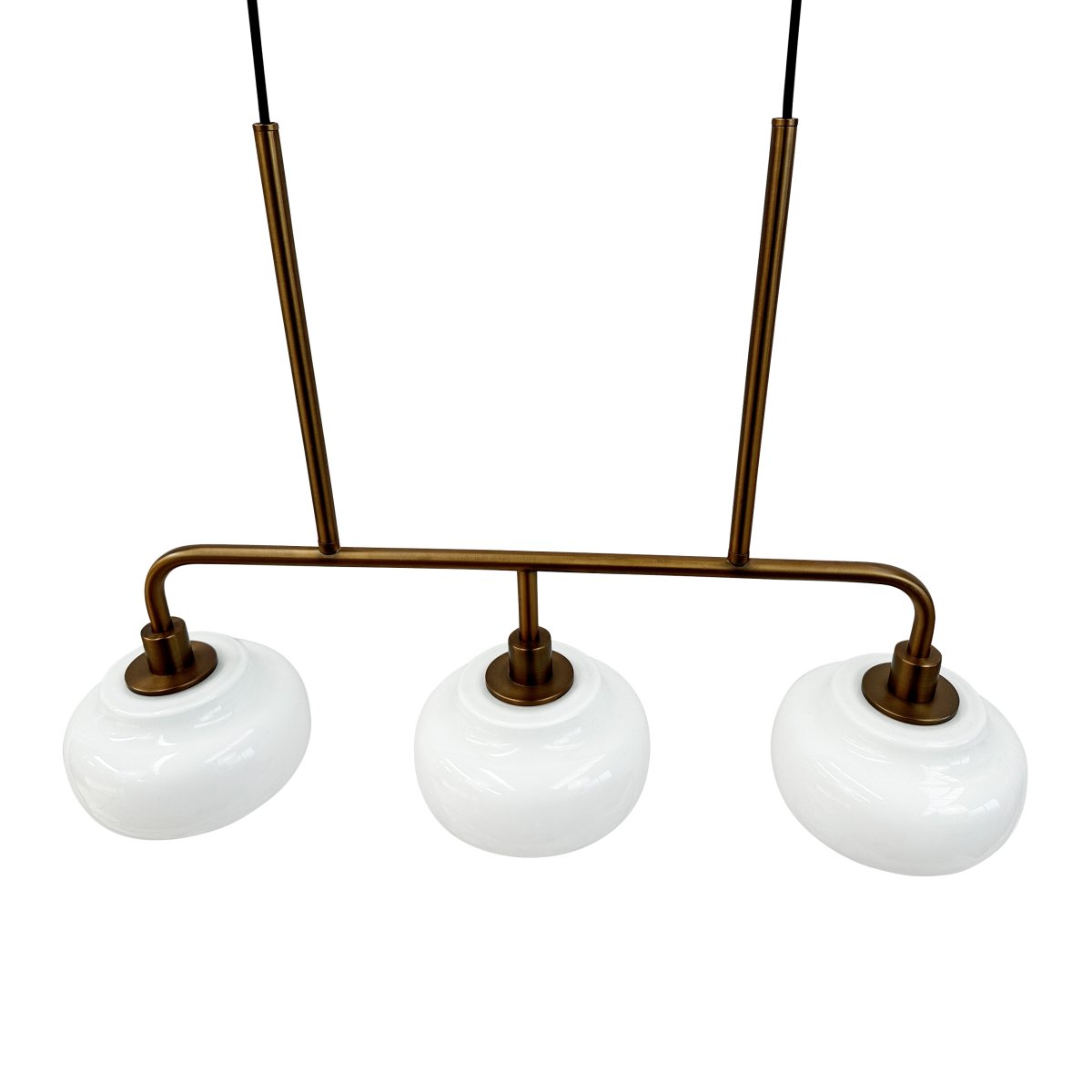 Ossett 80cm Bronzen hanglamp Van Dyberg Larsen - Ossett is een klassieke plafondlamp met een elegant en tijdloos design.
