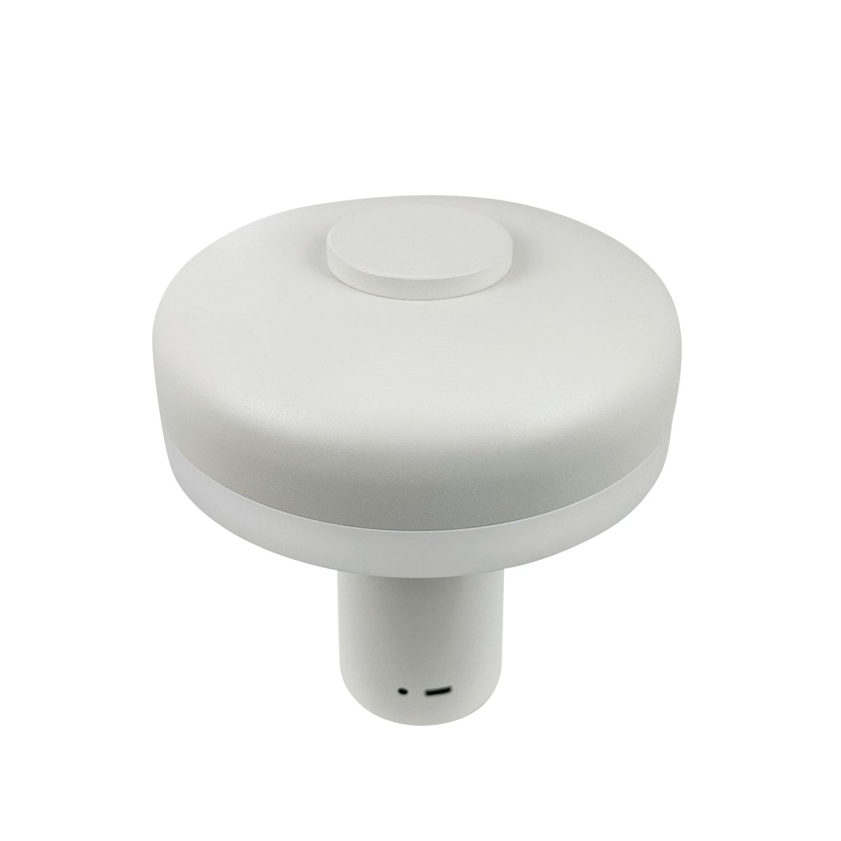 Porter 16cm Parelwit Draagbare Van Dyberg Larsen - De oplaadbare LED-tafellamp Porter is een moderne en functionele lamp met een uniek design waarbij het licht vanaf de rand komt en zorgt voor een aangenaam en egaal licht.