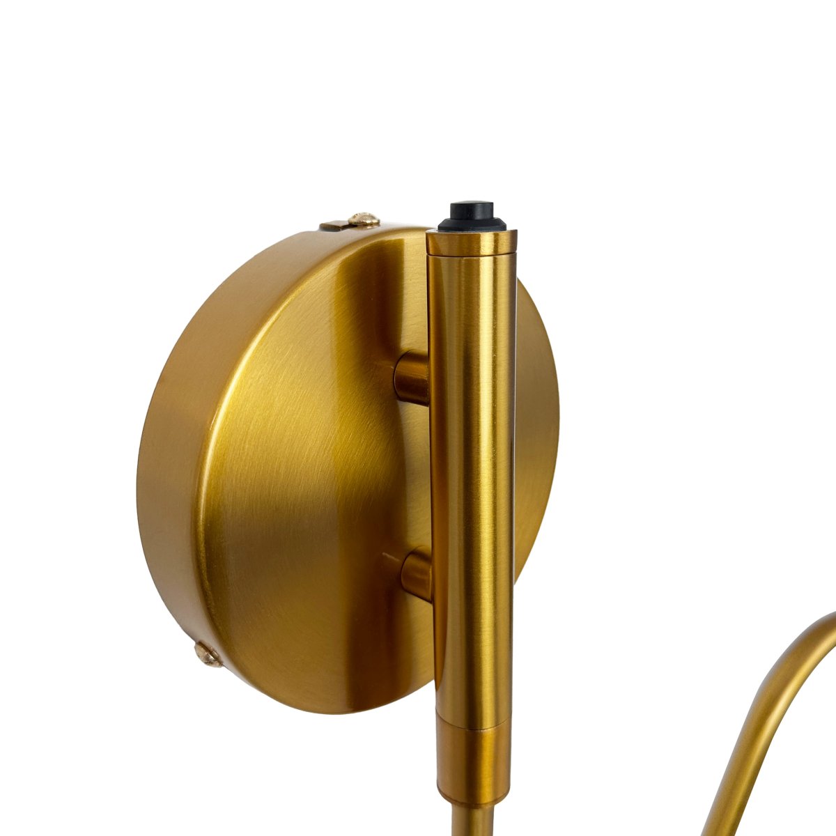 Futura 52cm Messing wandlamp Van Dyberg Larsen - De Futura wandlamp is een elegante en functionele verlichtingsoplossing met een prachtig design in zwart en messing.