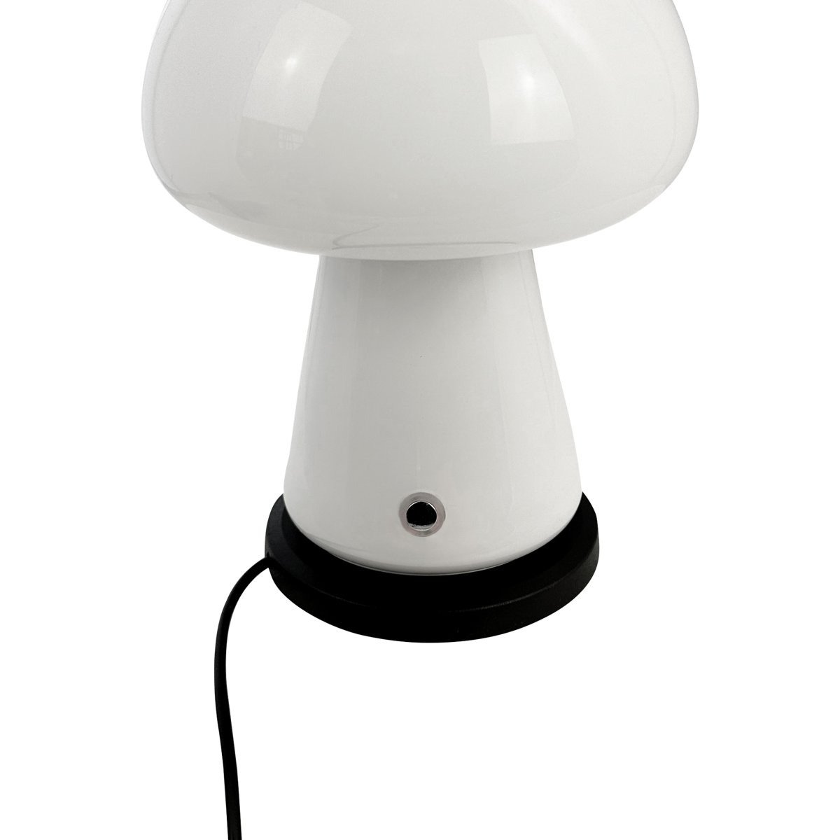 Morkel 20cm Wit Draagbare Van Dyberg Larsen - De lamp heeft een soepele aanraakfunctie via een kleine zilveren knop en de helderheid kan eenvoudig worden aangepast door de knop ingedrukt te houden.