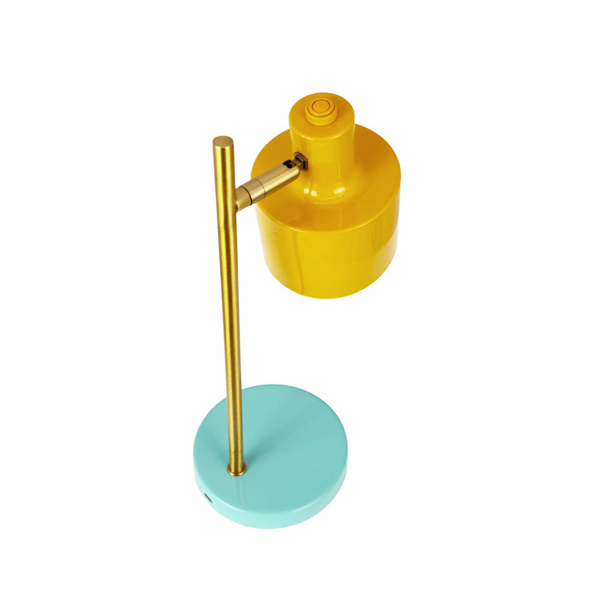 Ocean Mini 28cm Veelkleurig Draagbare Van Dyberg Larsen - De lamp is eenvoudig op te laden met de meegeleverde USB-C-kabel (120 cm) en wordt bediend met de dimmer op de lampkop.