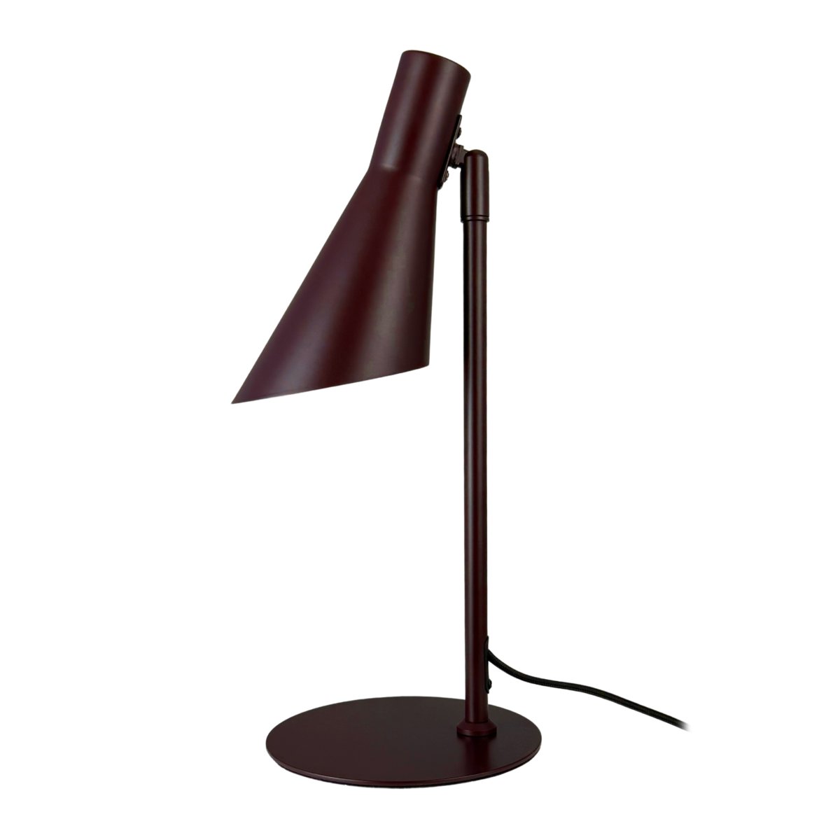 DL12 Mini 40cm Bruin bureaulamp Van Dyberg Larsen - De DL12 Mini in bruin is een moderne tafellamp met een tijdloos design.
