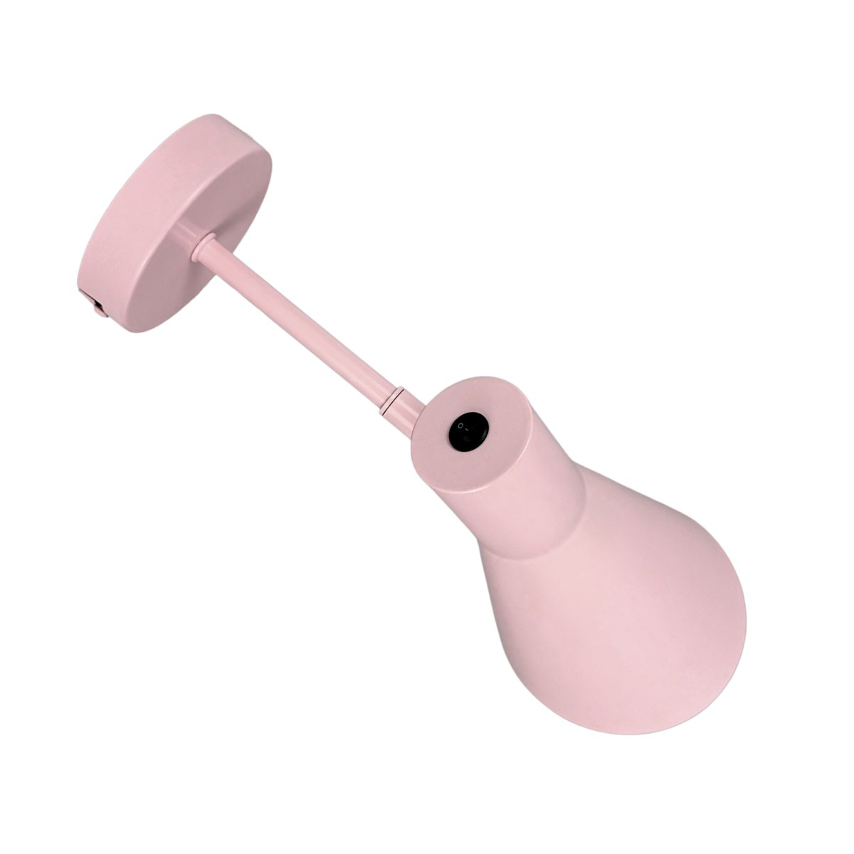 DL12 Roze leeslamp Van Dyberg Larsen - De lichtroze afwerking geeft de kamer een gezellige sfeer en verspreidt een goed, gericht licht.