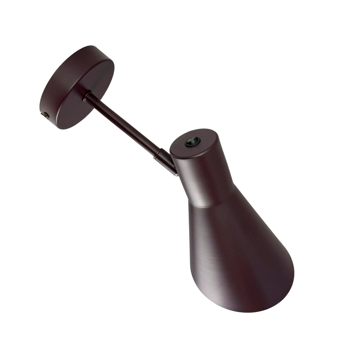 DL12 Bruin leeslamp Van Dyberg Larsen - De warme bruine afwerking geeft de kamer een gezellige sfeer en verspreidt een goed, gericht licht.