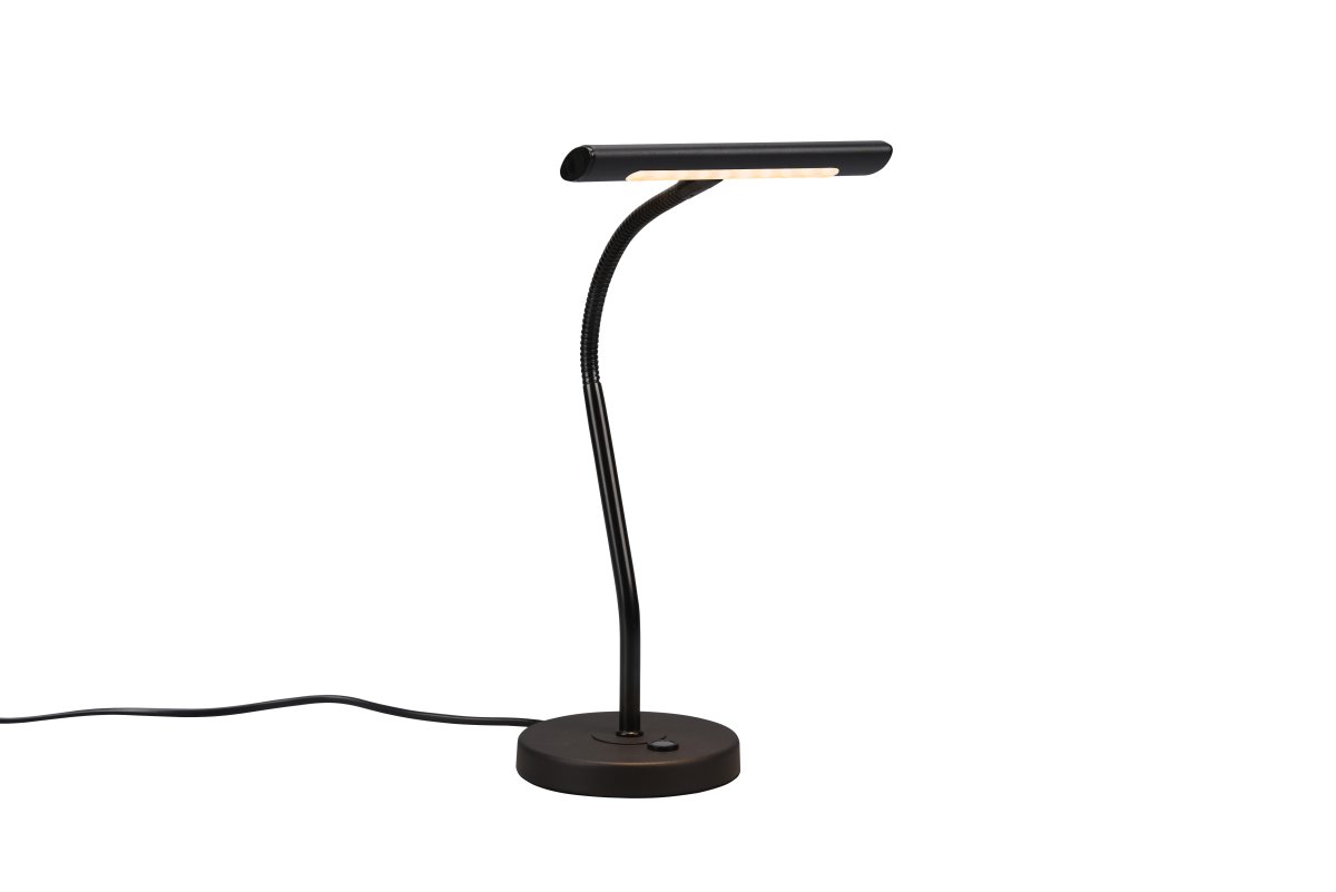 Curtis 42cm Zwart bureaulamp Van Trio Lighting - 