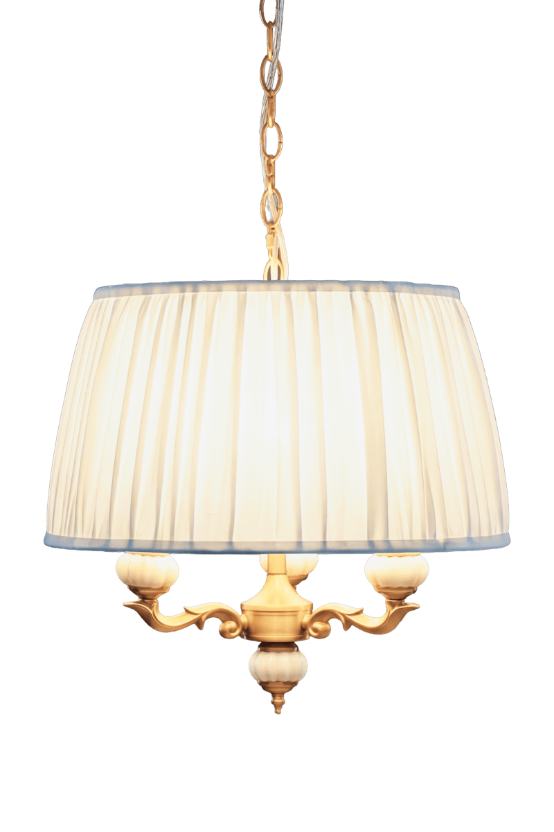 Toulouse Ø45 Goud hanglamp Van Aneta Lighting - De Toulouse hanglamp heeft een klassieke en elegante uitstraling met decoratieve details en zachte vormen.