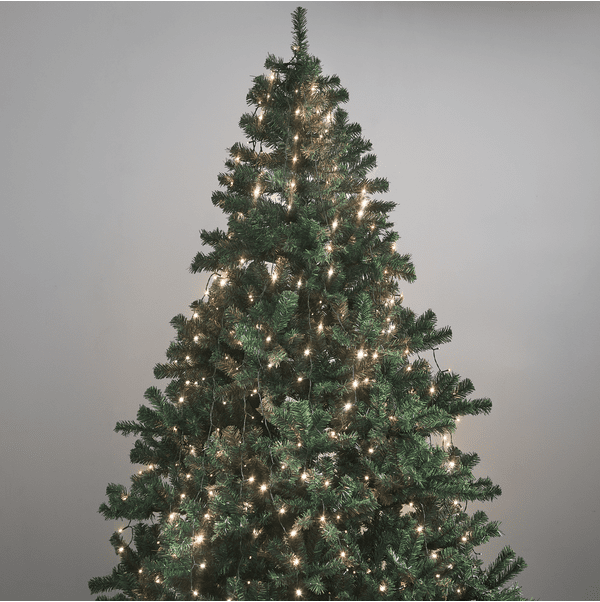 Crispy Ice White 2m Groente Van Star Trading - Kerstboomsnoer met 360 LED-lampjes met een prachtig, iets koeler licht.