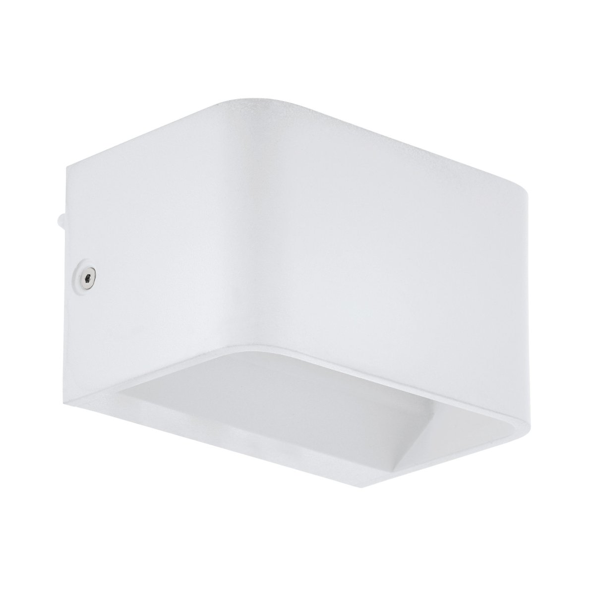 Sania 13cm Wit wandlamp Van Eglo - Perfect voor in de hal, langs de trap of in andere doorgangen waar u discrete en functionele verlichting wenst.