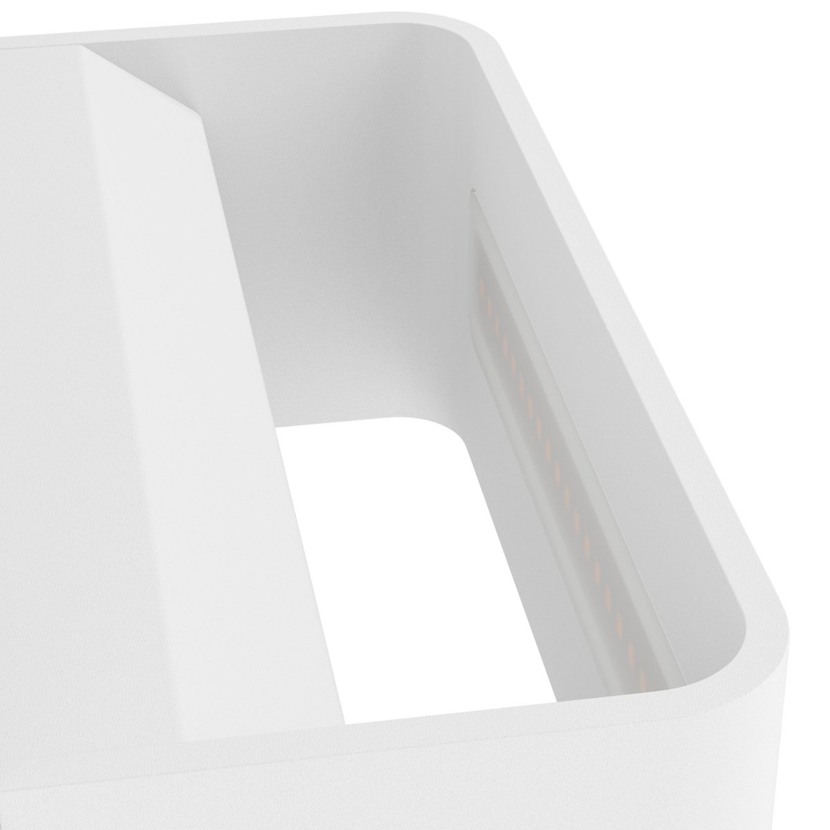 Sania 20cm Wit wandlamp Van Eglo - Perfect voor in de hal, langs de trap of in andere doorgangen waar u sterke en functionele verlichting wenst.
