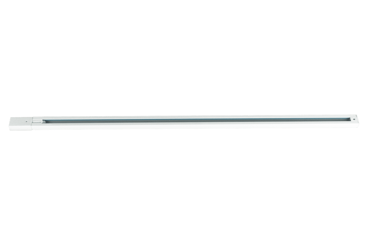  Rail 1m paket wit Van Aneta Lighting - De rail kan op elke gewenste lengte worden gesneden en kan worden aangesloten op een systeem van maximaal zes meter.