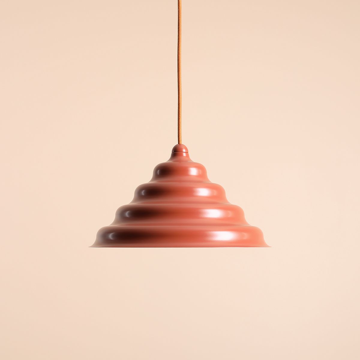 Wave Ø30 ROOD hanglamp Van Artera - Wave is een moderne hanglamp met een retrodesign, waardoor het een veelzijdige lamp is die in elk huis past.