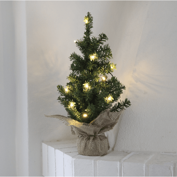 Toppy 45cm Groente Van Star Trading - Decoratieve tafelboom met 10 LED-lampjes die een mooi, warm wit licht geven.