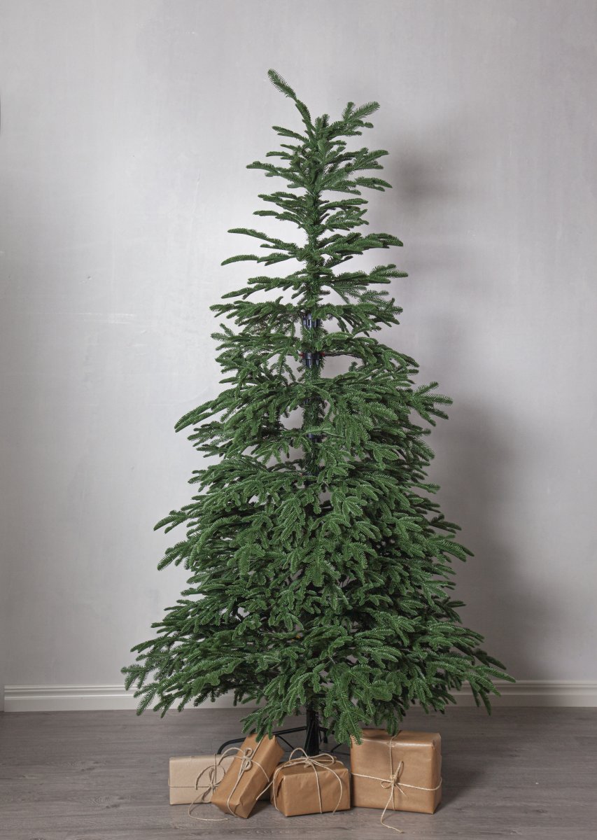 Edane 210cm Groente Van Star Trading - Edane is een levensechte kunstboom met een hoogte van 210 cm en licht hangende takken in een diepgroene kleur.