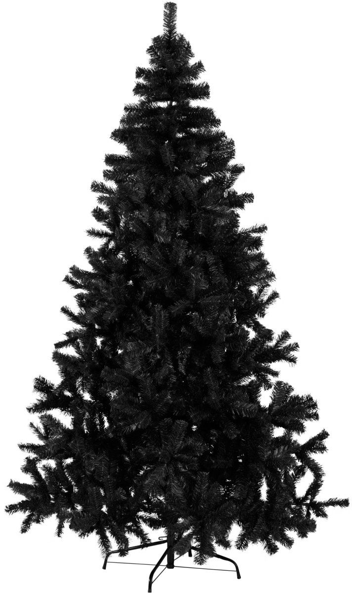  Quebec 210cm Zwart Van Star Trading - Zwarte kerstboom met een hoogte van 100 cm.