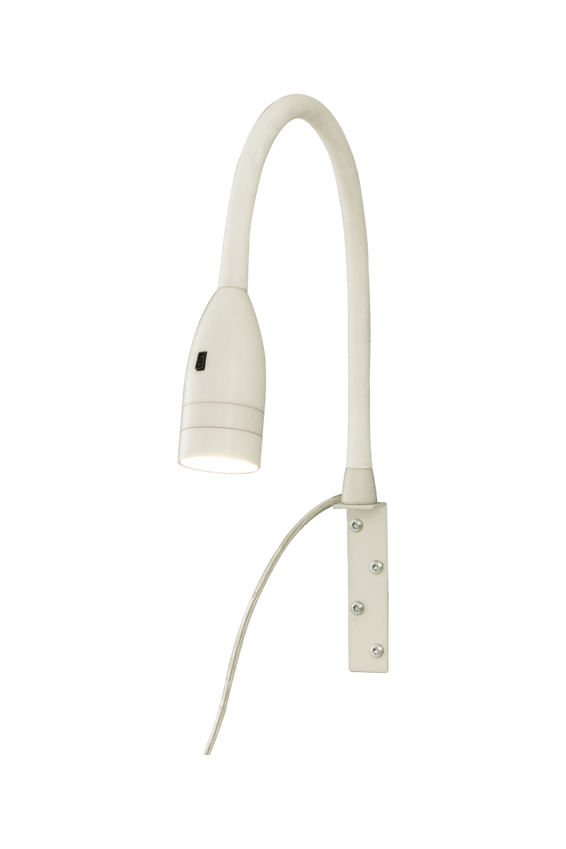 Sensilo Wit leeslamp Van Aneta Lighting - De Sensilo is uitgevoerd in matwit metaal met een flexibele arm met siliconencoating.