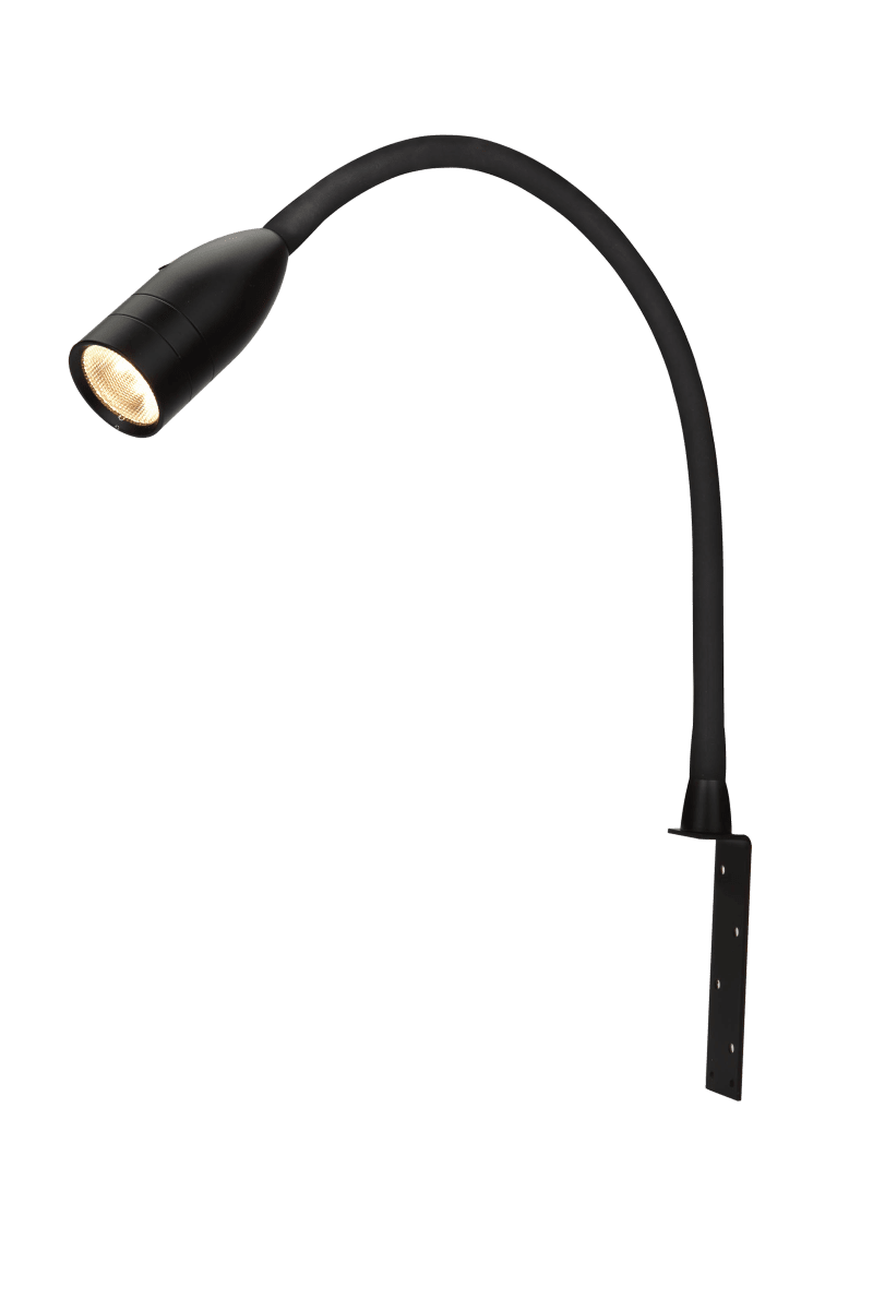 Sensilo Zwart leeslamp Van Aneta Lighting - Sensilo is uitgerust met een geïntegreerde warmwitte LED-lichtbron van maar liefst 450 lumen.