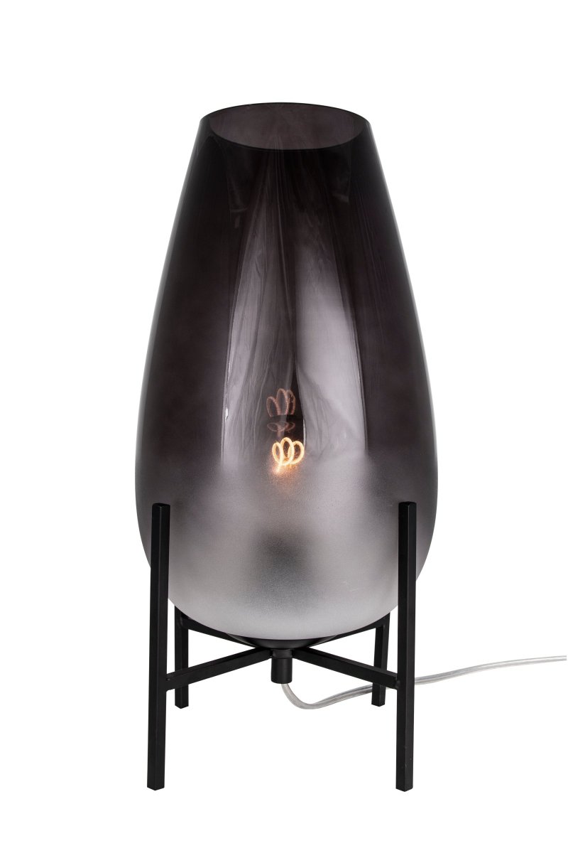 Tulip 38cm Rook tafellamp Van Globen Lighting - Tulip is een moderne lamp die bijvoorbeeld prachtig staat in de hal van een kantoor om een warme sfeerverlichting te cre&euml;ren.