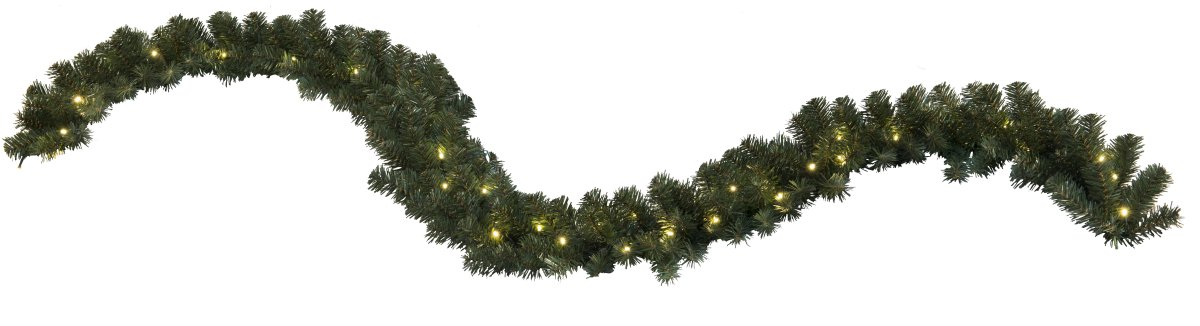 Ottawa 270cm Groente Van Star Trading - Garland Ottawa is een decoratieve groene slinger van 270 cm die een warme en uitnodigende sfeer creëert.
