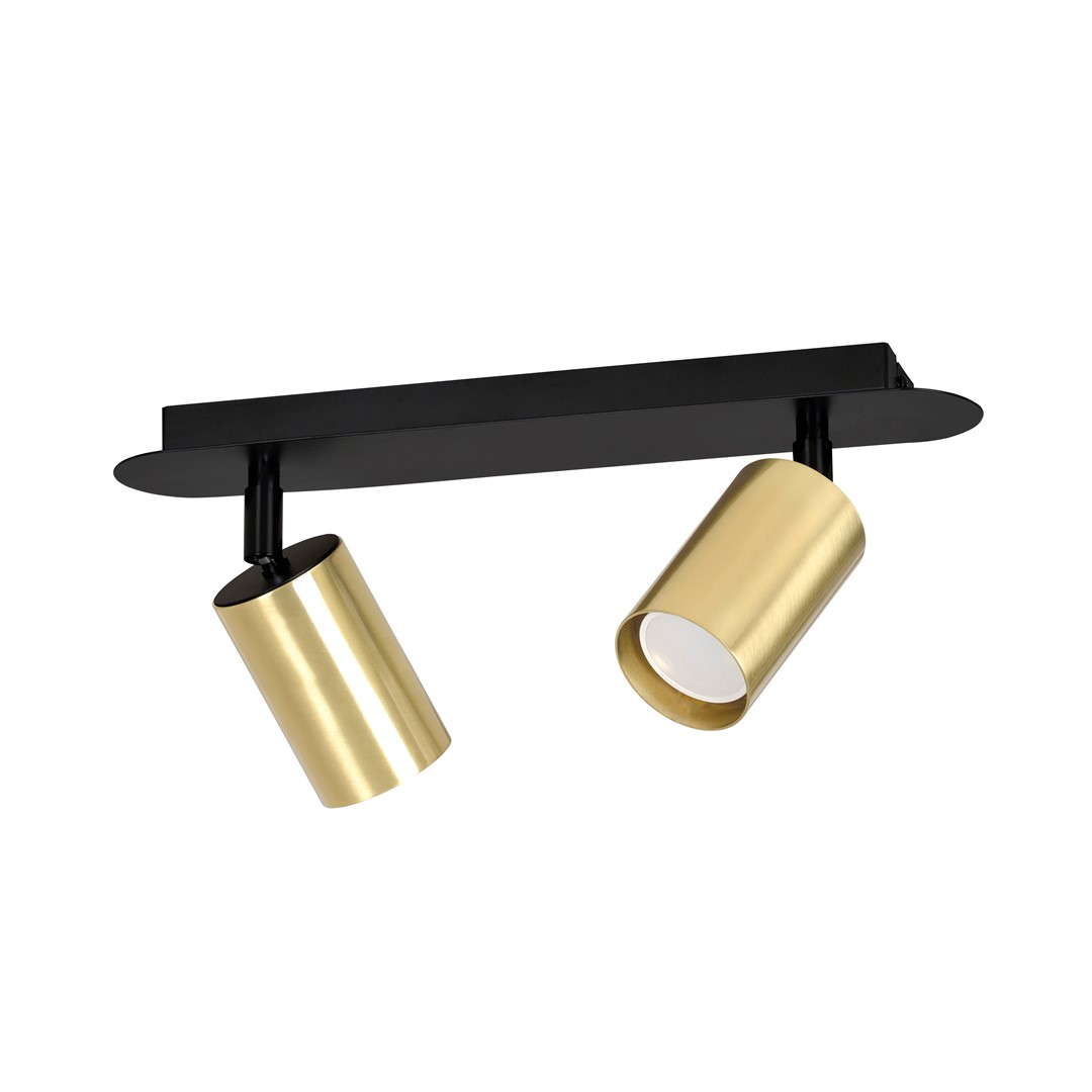 Zen 2 Goud spot Van Emibig Lighting - Door het gerichte licht zijn ze ideaal als extra verlichting boven het aanrecht, in de gang of naast het bed.