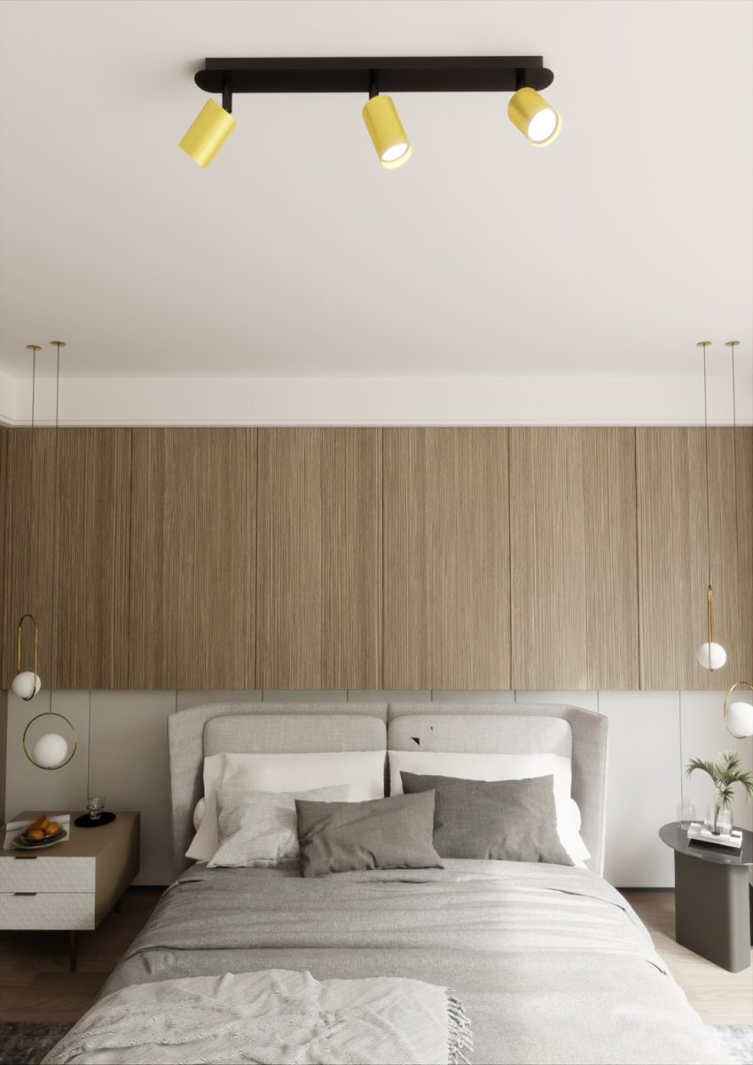 Zen 3 Goud spot Van Emibig Lighting - Door het gerichte licht zijn ze ideaal als extra verlichting boven het aanrecht, in de gang of naast het bed.