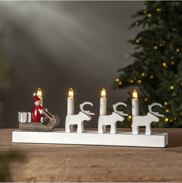 Rudolf Wit Van Star Trading - een cadeau om de hele kerst een fijn kerstgevoel te krijgen.