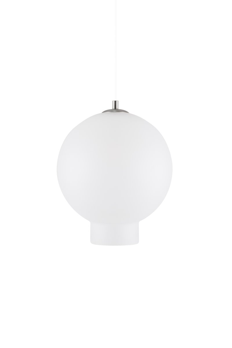 Bams Ø25 Wit hanglamp Van Globen Lighting - De Bams hanglamp met zijn eigentijdse vorm en prachtige matglas geeft een zachte, subtiele gloed aan je interieur.